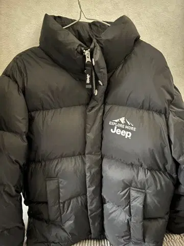Jeep 블랙 단종 다운 자켓