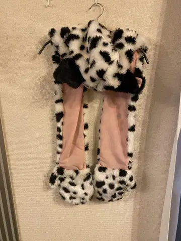 디즈니 101마리 강아지 모자 머플러 겨울 장갑 할로윈 분장