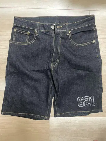 LEFLAH 다크 데님 숏팬츠 621
