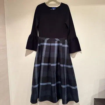 [ 컨디션 최상 ] BLUE LABEL 체크 원피스
