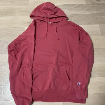 Champion 빨간색 L 후드티