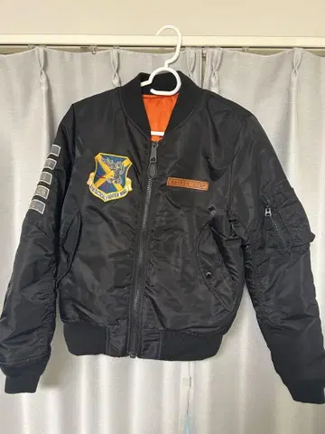 [ 새상품 미사용 ] AVIREX MA-1 플라이트 자켓 M 블랙