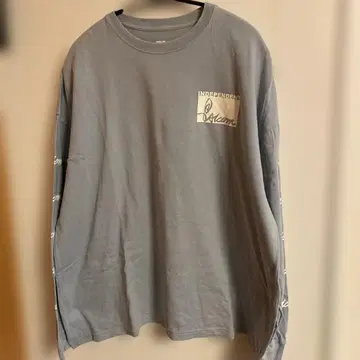 psicom M 스카이블루 긴팔 티셔츠