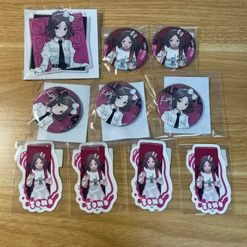 걸즈 밴드 클라이 에비즈카 토모 굿즈 세트