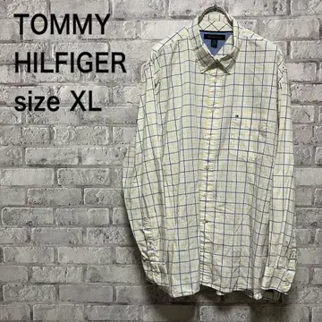 [ TOMMYHILFIGER ] 타미힐피거 긴팔 셔츠 체크 XL 사이즈