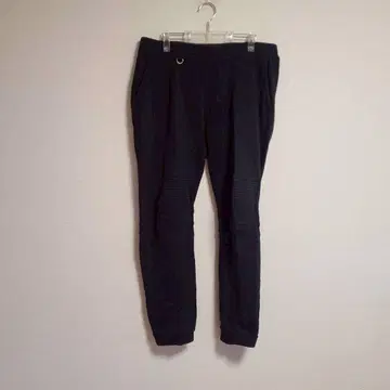 소프넷 스키니 바이커 스웨트 팬츠 속기모 D링 XL 블랙