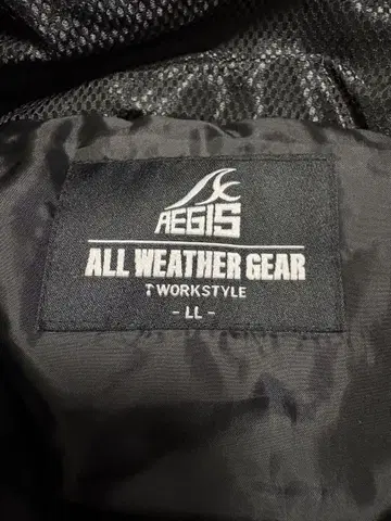 AEGIS ALL WEATHER GEAR LL 블랙 자켓