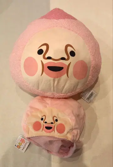 코비토즈칸 카쿠레모모지리 변신 모자 페이스 BIG 봉제 인형