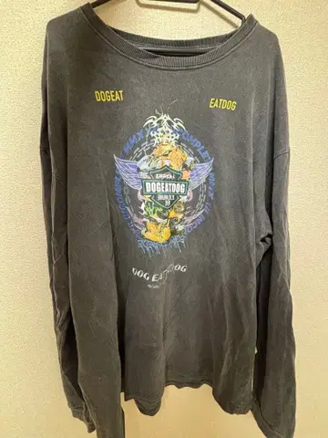 gessii 그래픽 롱 슬리브 T셔츠