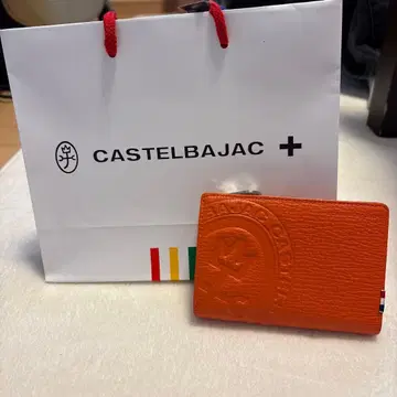 CASTELBAJAC 접이식 지갑 오렌지