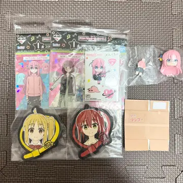 봇치 더 록! 보자로 제일복권 스티커 러버 스트랩 등