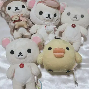 코리락쿠마 키이로이토리 봉제 인형 5세트