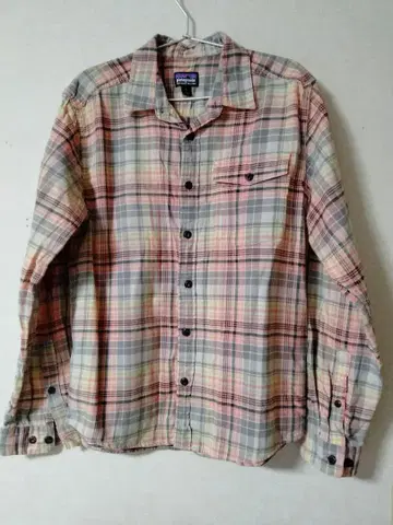 patagonia 체크 무늬 셔츠 S