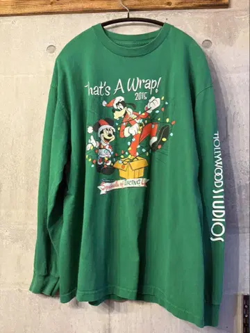 디즈니 미키마우스 크리스마스 롱t