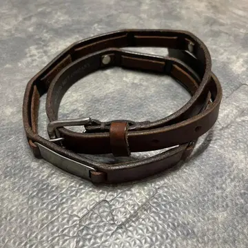 halcyon belt company 가죽 벨트 브라운 영국제