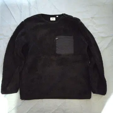 Engineered Garments 블랙 플리스 자켓 M