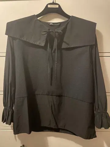 ZARA 자라 블랙 블라우스 L 사이즈