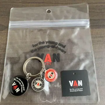 VAN JAC 밴쟈켓 3연 마루 VAN 메탈 키링