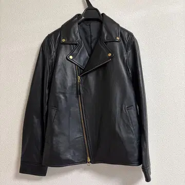 최종 가격 인하 새상품 HARYU 하 블랙 천연 가죽 라무 가죽 자켓 M