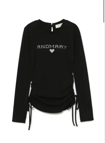 andmary 로고 탑 블랙