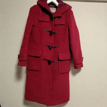 LONDONtradition 빨간색 울 더플 코트