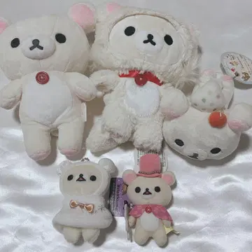 코리락쿠마 봉제 인형 마스코트 5세트