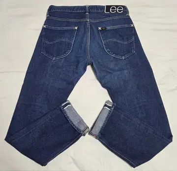 Lee 다크 블루 스트레이트 레그 데님