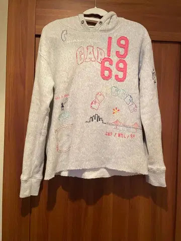 GAP 1969 자수 후디 후드티