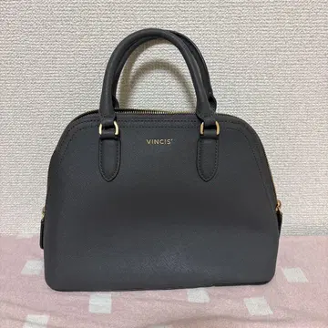 VINCIS 다크 그레이 핸드백
