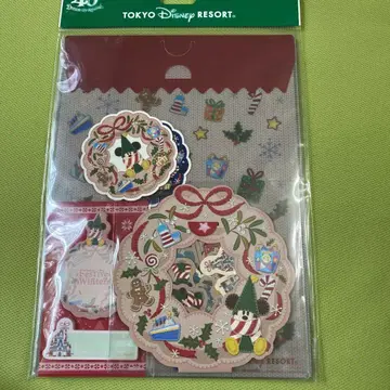 453, 디즈니 크리스마스 리루린린 문구 세트 포스카 없음