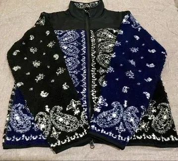 SHIPS 별주 ELEPHANT BRAND 보아 플리스 지퍼 블루종