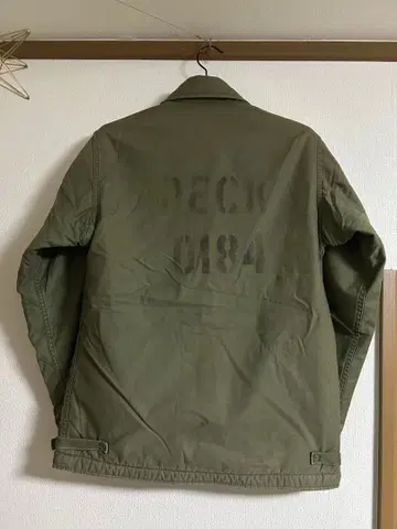 실물 80년대 US 빈티지 A-2 덱 자켓