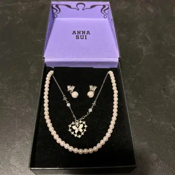 ANNASUI 안나수이 목걸이 귀걸이 세트