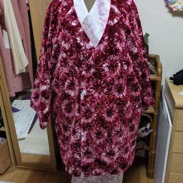 앤티크 기모노 벨벳 코트