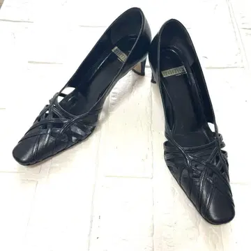 mima 펌프스 힐 블랙 출퇴근 발표회 23cm