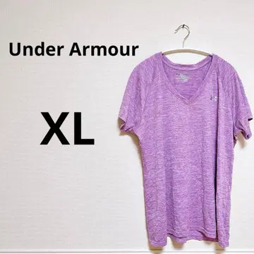 언더아머 보라색 T셔츠 XL