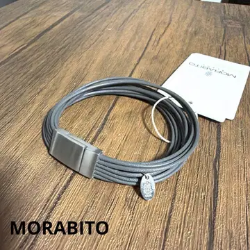 새상품 모라비토 소가죽 팔찌 마그넷식