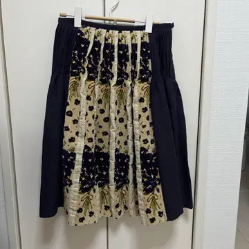 [ 새상품 ] 택 포함 ebagos 시뇨르 직조 린넨 스커트