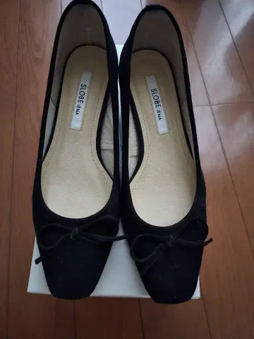 SLOBE IENA 블랙 스퀘어 펌프스 22.5cm