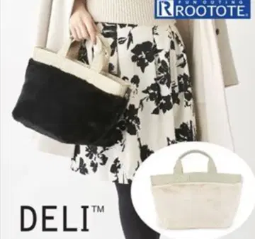 ROOTOTE 토트백 퍼 블랙