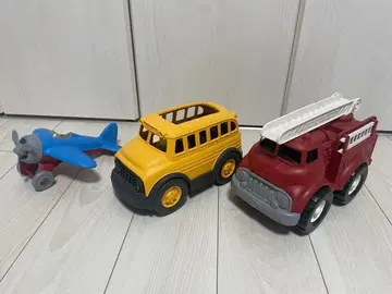 green toys 스쿨버스 소방차 비행기