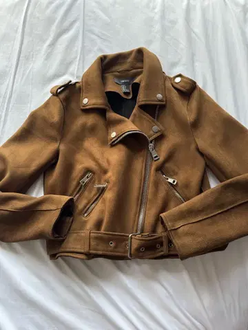 FOREVER 21 브라운 스웨이드 자켓