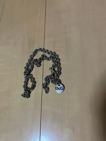 D&G 실버 체인 목걸이