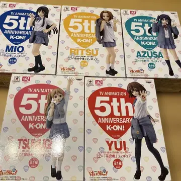 K-ON! 5th Anniversary 피규어 5체 세트