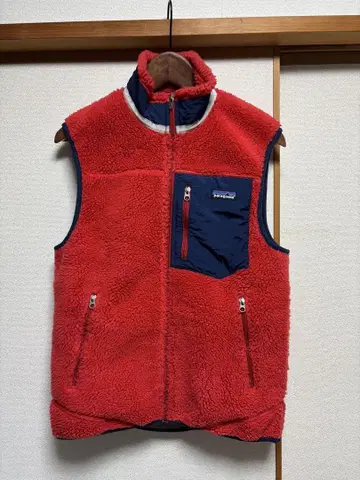 파타고니아 Patagonia 레트로X 베스트 빨간색 네이비 레드