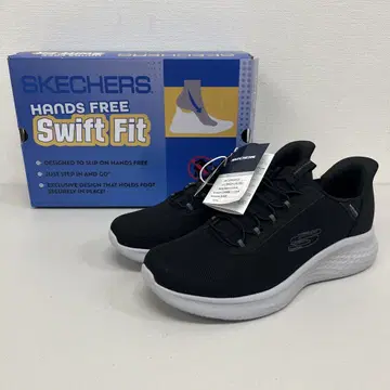 스케쳐스 Swift Fit 남성용 스니커즈 블랙 29cm