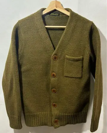 stevenson overall 로우 게이지 가디건 올리브 M