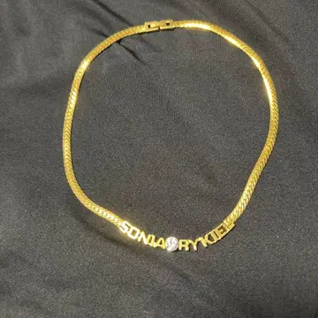 [새상품급] SONIA RYKIEL 빈티지 로고 목걸이