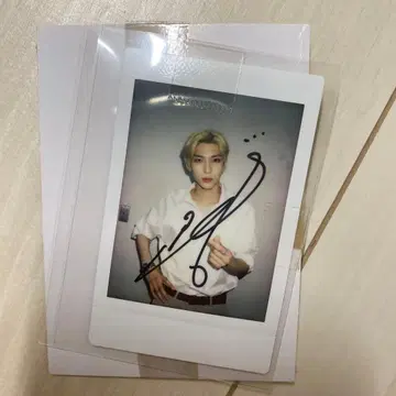 VIXX LEO 친필 사인 폴라로이드