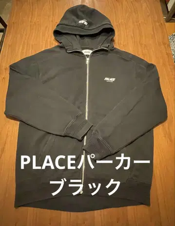 PLACE 후드티 블랙 사이즈 L